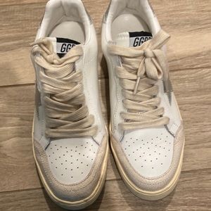 GGBB white leather sneakers